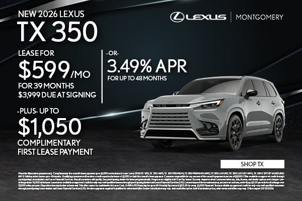 NEW 2026 LEXUS TX 350
